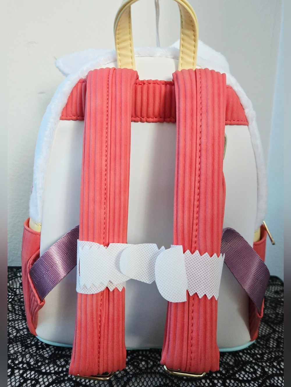 Loungefly Alice in Wonderland White Rabbit Cosplay Mini Backpack & Wallet NWT - Picture 9 of 12